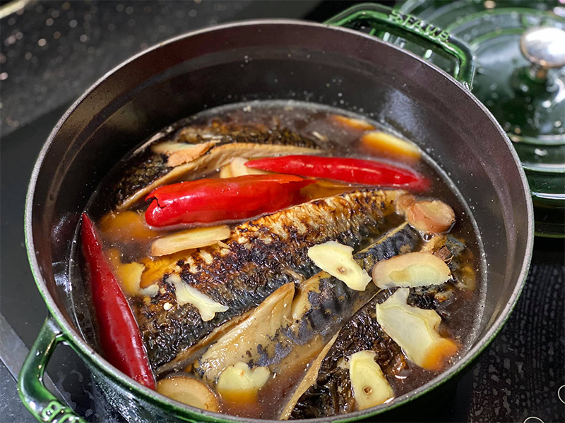 Cá basa kho tiêu