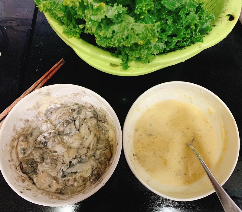 Cách lảm ruột hàu sữa chiên xù