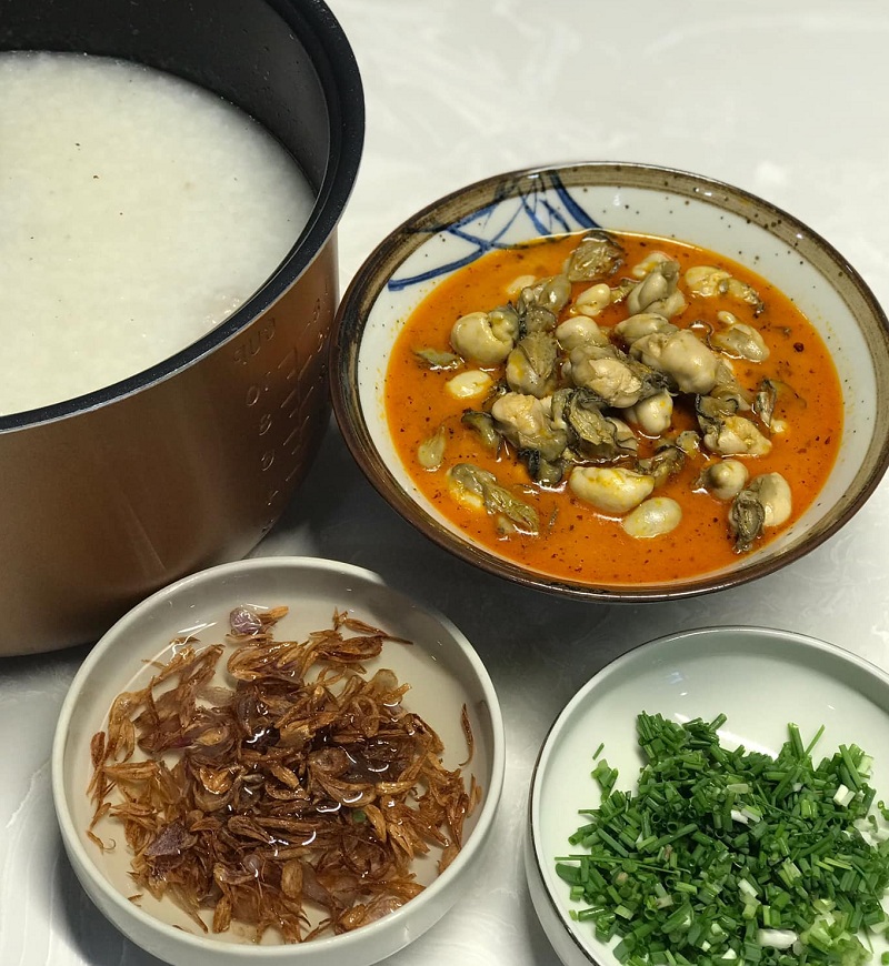 Cách nấu cháo ruột hàu