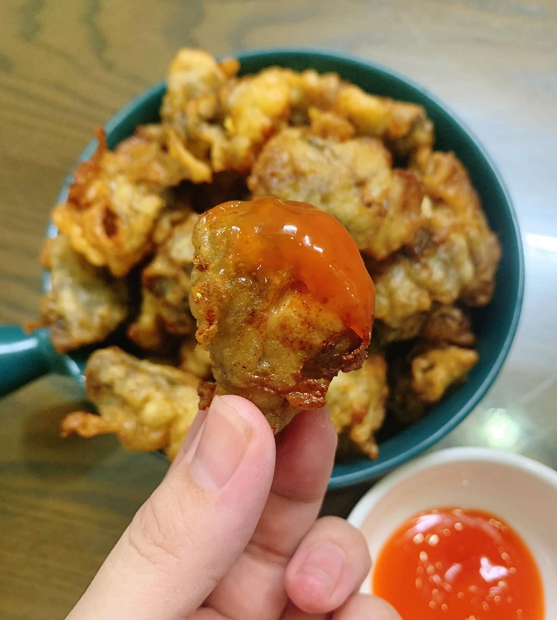 Ruột hàu chiên giòn