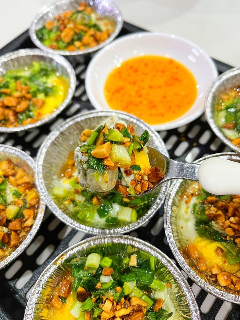 Ruột hàu sữa chiên trứng